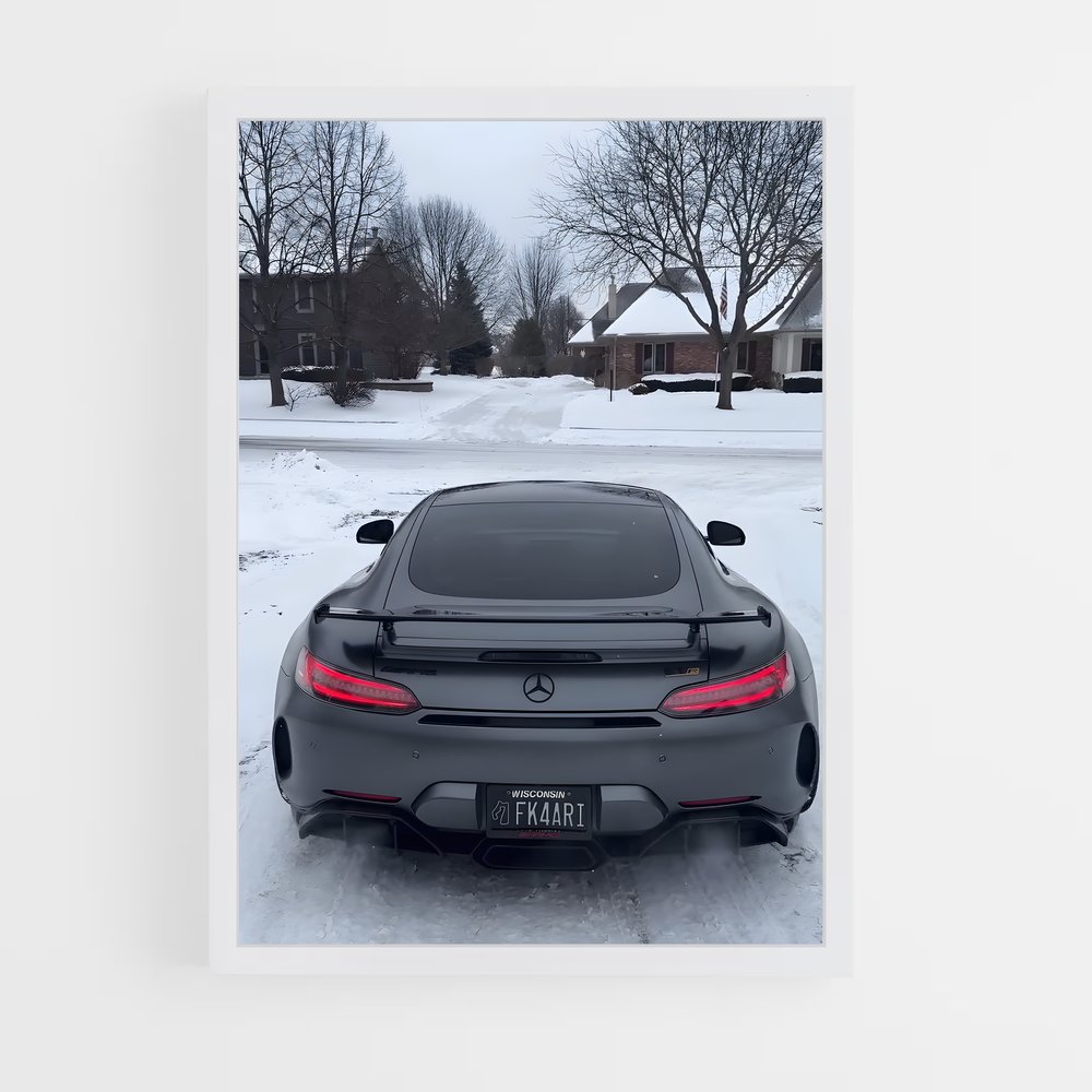 Poster Polar Performance – affiche Mercedes (vue 3)